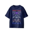 thumbnail image 1 of Skibidi Toilet Titans Vintage Style Boys Graphic Short Sleeve T-Shirt (Navy, S-XL), 1 of 4
