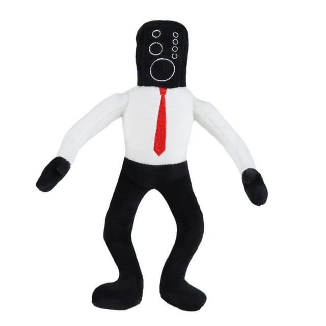 Skibidi Toilet White Speaker Man Plush Toys Horror Game Speakerman