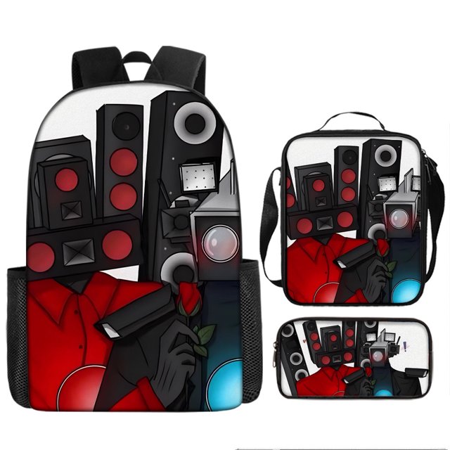 Skibidi toilet VS monitor primary school student back protection