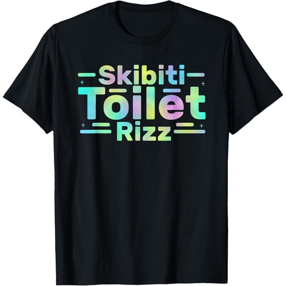 Skibiti Toilet Rizz Funny MEME humor sarcasm Brain Rot T-Shirt