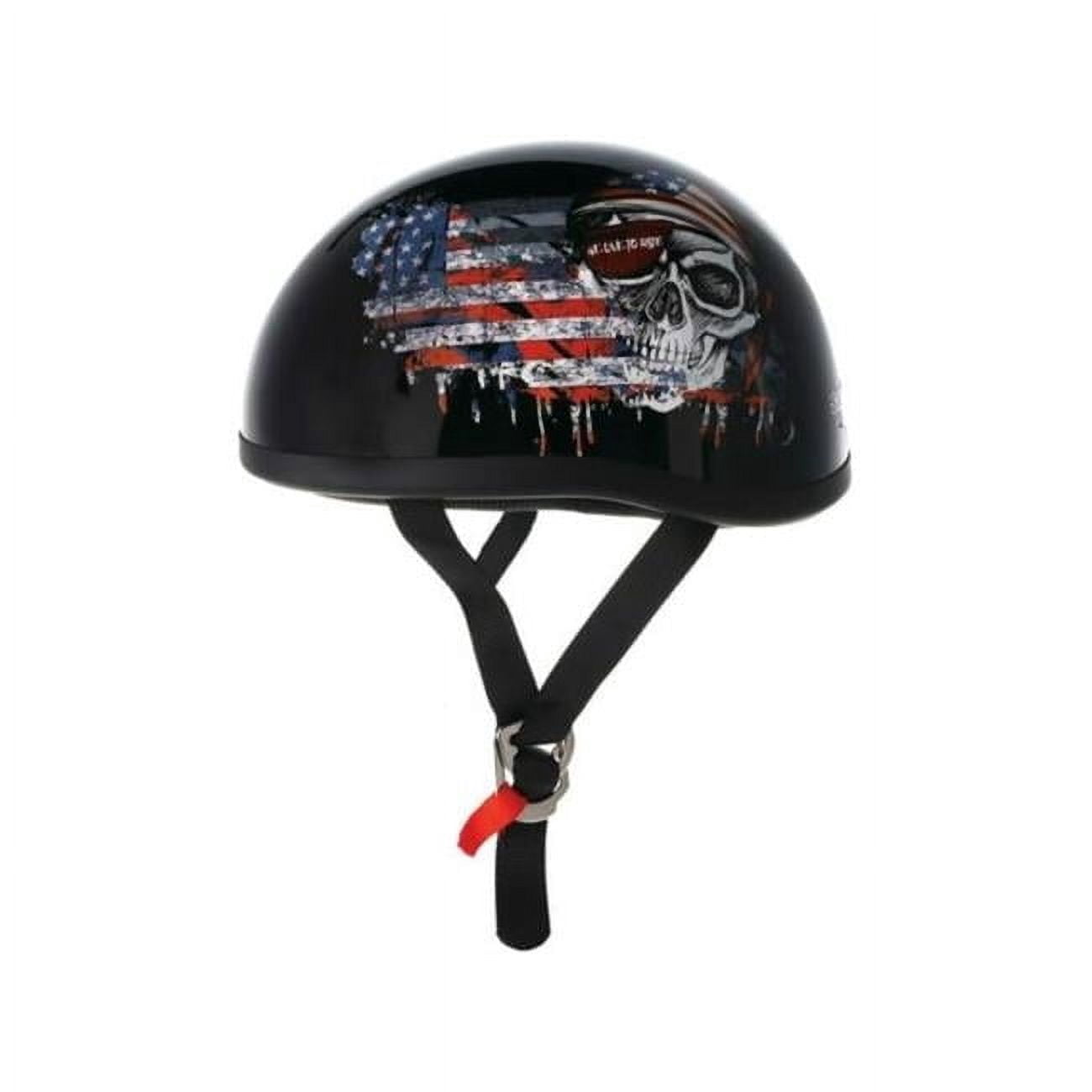 Skid Lid Live to Ride Motorcycle Half Helmet Black SM - Walmart.com