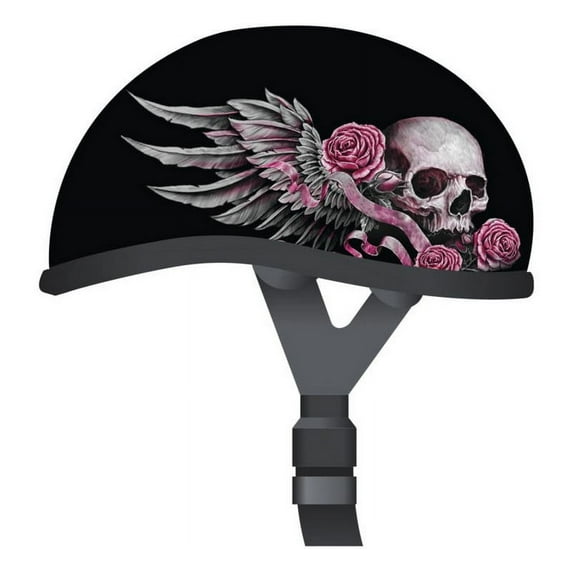 Skid Lid Wild One Half Helmet Black SM