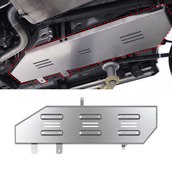 Transmission Skid Plate for Toyota Land Cruiser 250 2024 2025 2026,Made of 5mm Aluminum,Lightweight and Anti-corrosion
