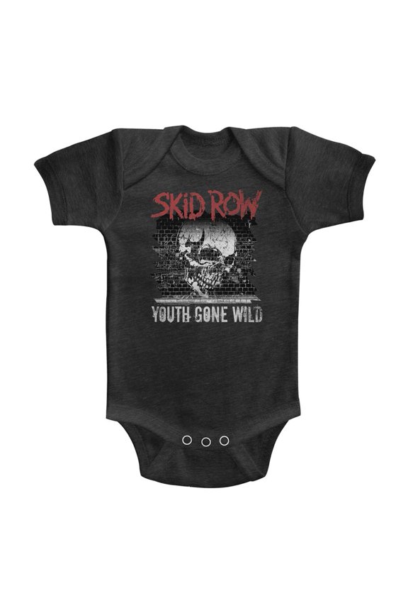 Skid Row Graffiti Gone Wild Vintage Smoke Infant Baby Romper