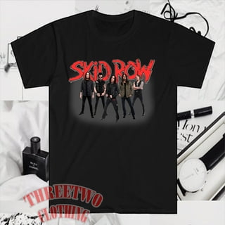 Skid-Row-Men-s-Black-T-Shirt-
