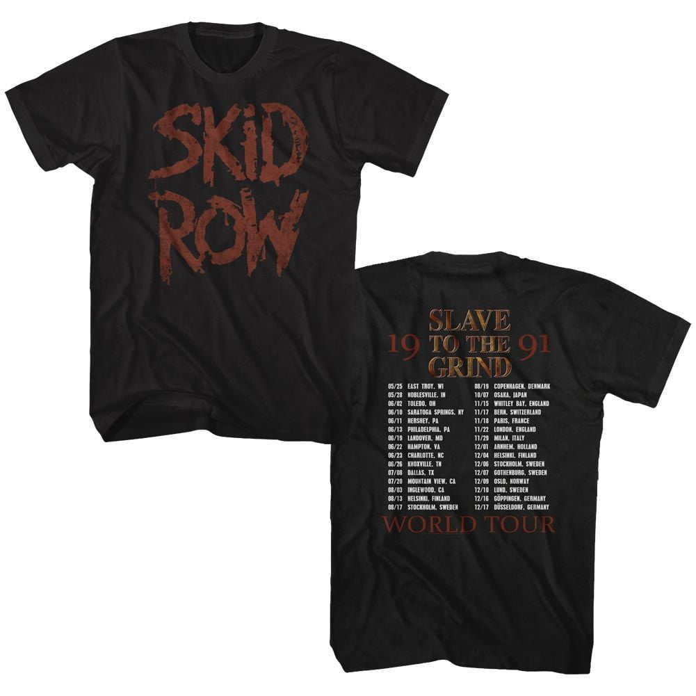 Skid Row Music Sttg 91 Adult Short Sleeve T Shirt - Walmart.com