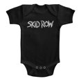 thumbnail image 1 of Skid Row Whitish Logo Black Infant Baby Romper, 1 of 2
