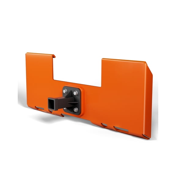 Skid Steer Attachment Plate,Global Quick Attach Adapter for Tractor Loader, 2" Removable Trailer Hitch Receiver