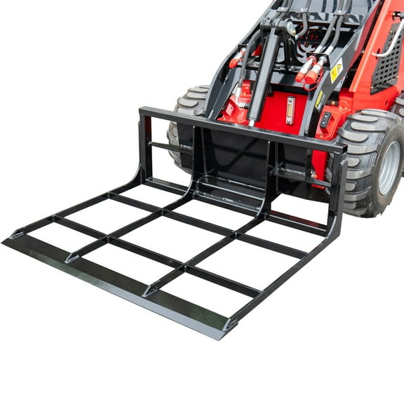 Skid Steer Land Leveler Attachment 31Inch Mini Industrial Grader for Large Area Leveling, Farm Construction and Road Maintenance, Compatible with Mini Small Skid Steer Loaders