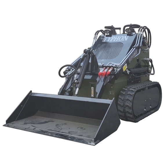 TYPHON Skid-Steer Loader Tracked 22.1 HP Honda EPA Gasoline Engine for Gardens, Farming