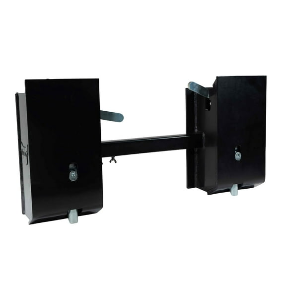 Skid Steer Universal Quick Attach Adapter Compatible for Kubota Bobcat - 4000 lbs WLL - Powder Coated - Quick Attachment Mount Adapter for Tractor Loader - Black