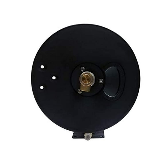 Skid or Wall Mount Super Heavy Duty Pressure Washer Hose Reel, 3/8In x 100FT Capacity, Air and Water, 4000 PSI