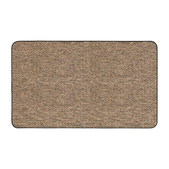 Skid-resistant Carpet Indoor Area Rug Floor Mat - Black Ripple - 3' X 5' - Many Other Sizes to Choose From