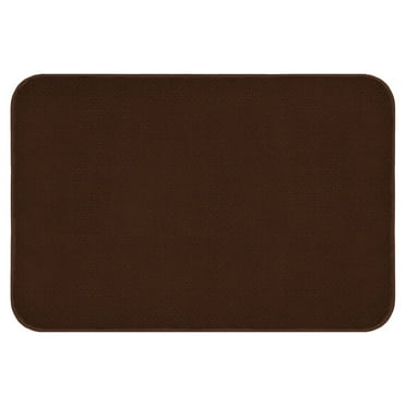 Skid-resistant Carpet Indoor Area Rug Floor Mat - Chocolate Brown - 2' X 3' - Many Other Sizes to Choose From