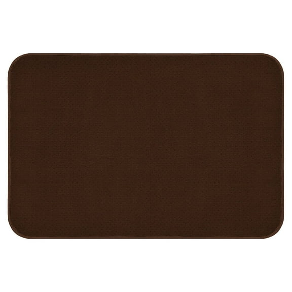 Skid-resistant Carpet Indoor Area Rug Floor Mat - Chocolate Brown - 2' X 3' - Many Other Sizes to Choose From