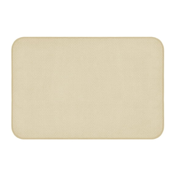 Skid-resistant Carpet Indoor Area Rug Floor Mat - Ivory Cream - 2' X 3' - Many Other Sizes to Choose From
