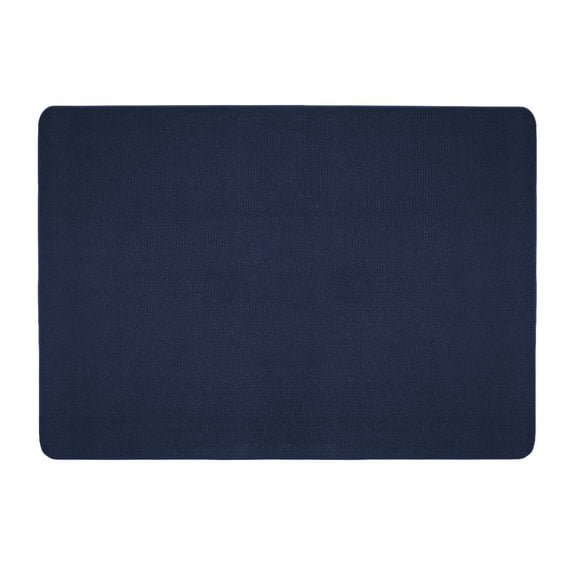 Skid-resistant Carpet Indoor Area Rug Floor Mat - Navy Blue - 6' X 6' - Many Other Sizes to Choose From