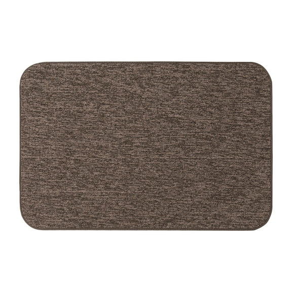 Skid-resistant Carpet Indoor Area Rug Floor Mat - Pebble Gray - 2' X 3' - Many Other Sizes to Choose From