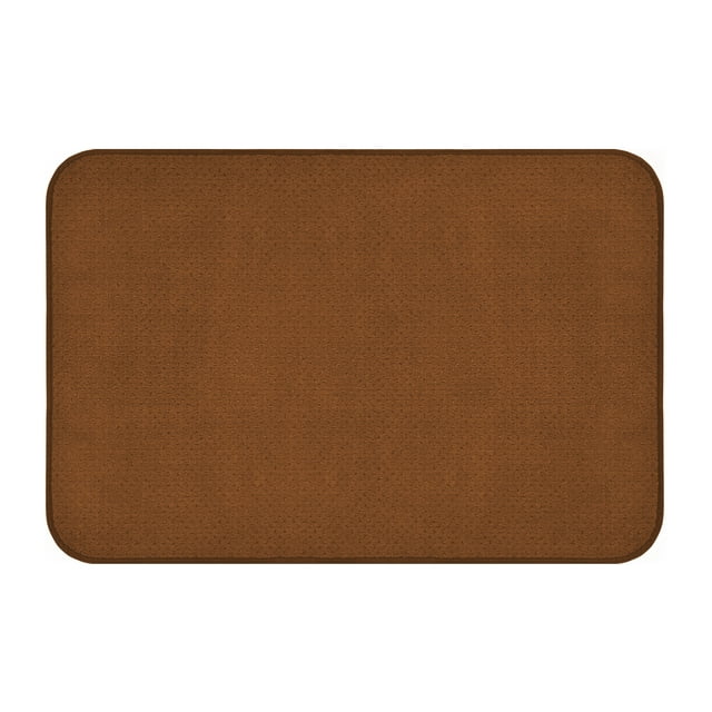 Skidresistant Carpet Indoor Area Rug Floor Mat Toffee Brown 2' X 3
