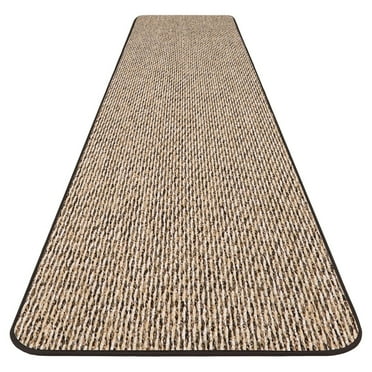 Skid-resistant Carpet Runner - Black Ripple - 8 Ft. X 27 In. - Many Other Sizes to Choose From