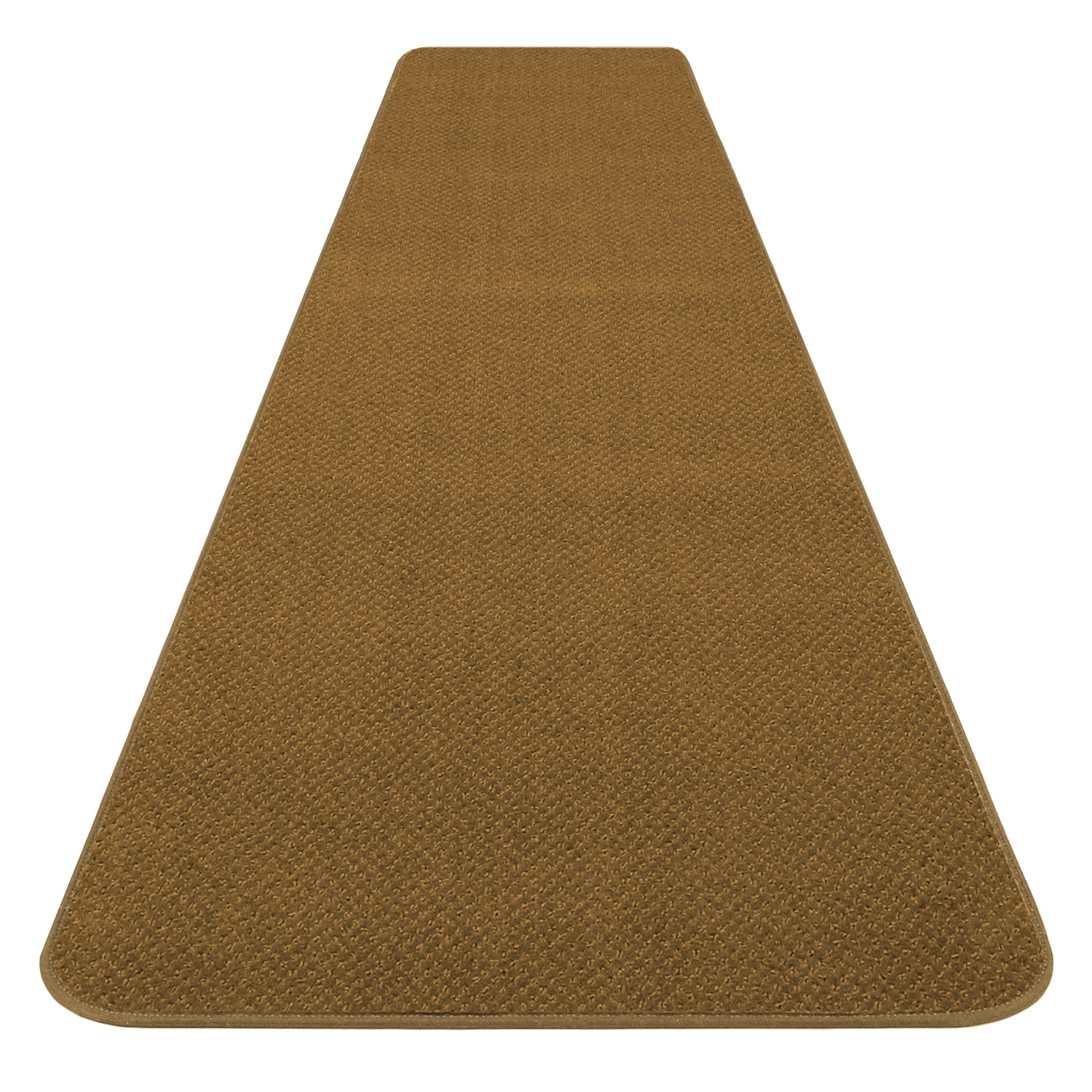 Bronze Gold Non-Slip Stain-Resistant Carpet Runner, 27 In. x 14 Ft.