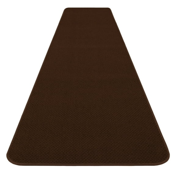 Skid-resistant Carpet Runner - Chocolate Brown - 12 Ft. X 27 In. - Many Other Sizes to Choose From