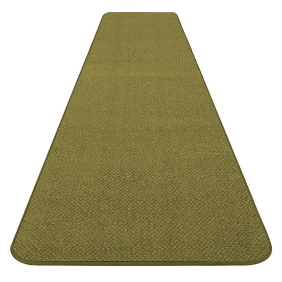 Skid-resistant Carpet Runner - Olive Green - 6 Ft. X 36 In. - Many Other Sizes to Choose From
