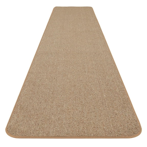 Skid-resistant Carpet Runner - Pebble Beige - 12 Ft. X 27 In. - Many Other Sizes to Choose From