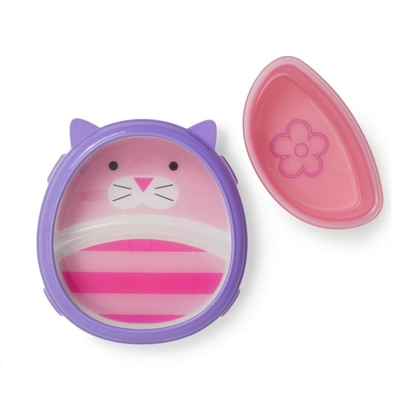Skidaddle by Skip Hop Smart Serve Plate & Bowl - Cat