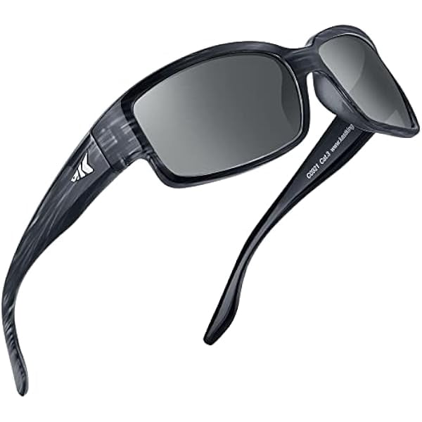 Skidaway Polarized Sport Sunglasses for Men and Women,Ideal for Driving Fishing Cycling and Running,UV Protection