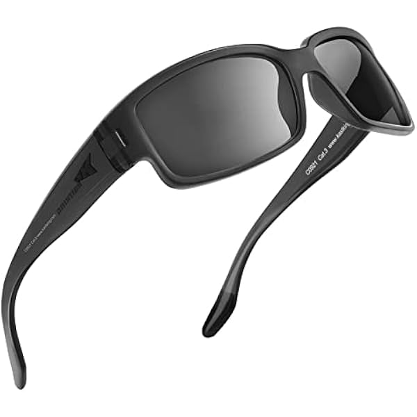 Skidaway Polarized Sport Sunglasses for Men and Women,Ideal for Driving Fishing Cycling and Running,UV Protection