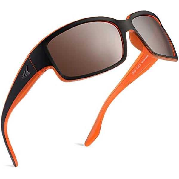 Skidaway Polarized Sport Sunglasses for Men and Women,Ideal for Driving Fishing Cycling and Running,UV Protection
