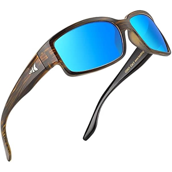 Skidaway Polarized Sport Sunglasses for Men and Women,Ideal for Driving Fishing Cycling and Running,UV Protection