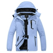 Skieer Men's Ski Jacket Waterproof Rain Jacket Wind Resistant