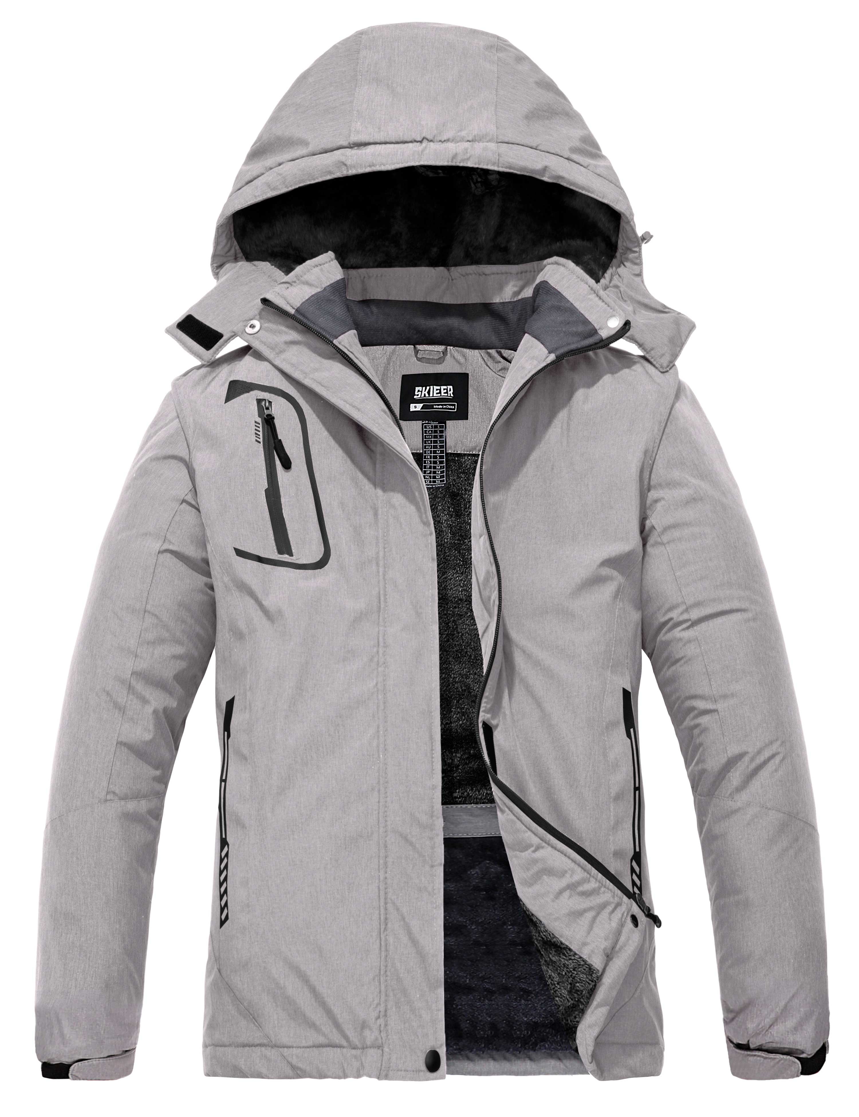 Moerdeng women's waterproof ski jacket warm winter snow coat mountain windbreaker hooded raincoat snowboarding jackets sale