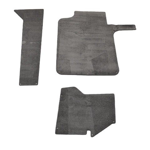 Skiers Choice Supra SC 3 Piece Gray Boat Snap In Carpet / Carpeting Set 114049 / R1003E
