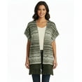 thumbnail image 1 of Skies Are Blue Tribal Pattern Open Poncho with Fringe, 1 of 4