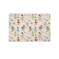 thumbnail image 1 of Skiing Animals Pattern Mat Rectangle  -Image by Shutterstock,, 1 of 3