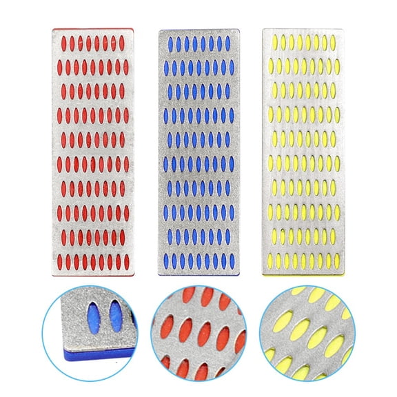 Skiing Professional Knifes Sharpener Diamond Sharpening Stone For Ski Edges 200-400Mesh Outdoor Grindstone Ski Accessories 300Mesh Smile Home