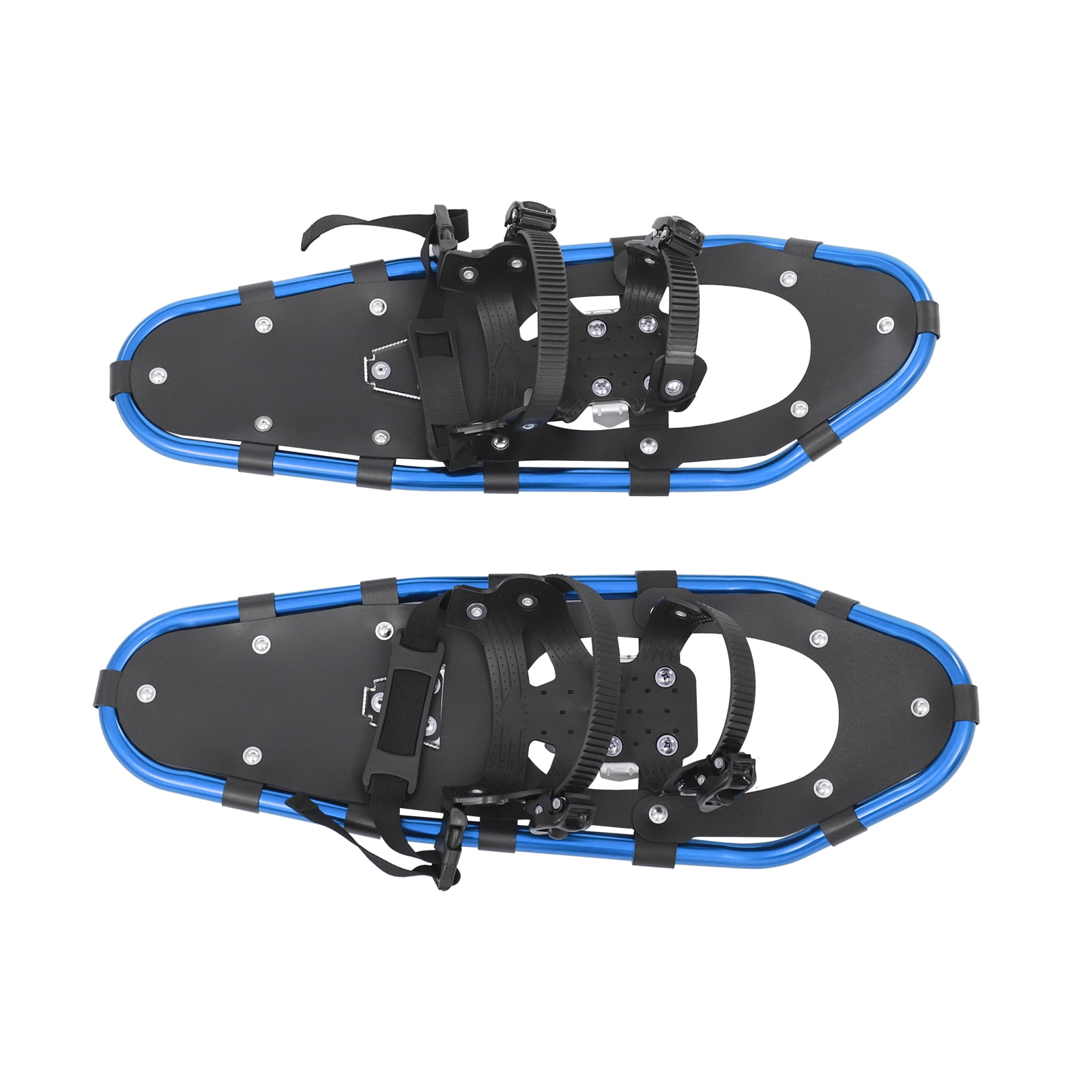 Skiing Snowboard and Snowshoes Kit with Adjustable Trekking Poles, Anti-Slip Serrated Claws, 110-220lbs Load Capacity, Ergonomic Design, Easy to Use