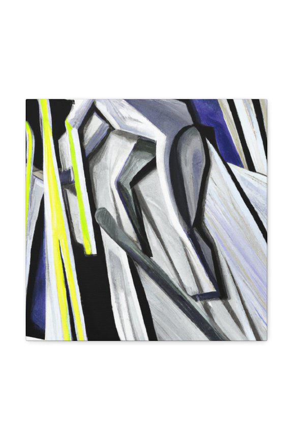 "Skiing in Abstraction" - Canvas