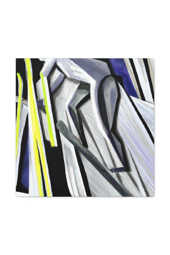 "Skiing in Abstraction" - Canvas