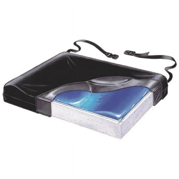 Skil-Care 751046 16 in. Stability Plus Gel-Foam Vinyl Cushion with LSI Cover