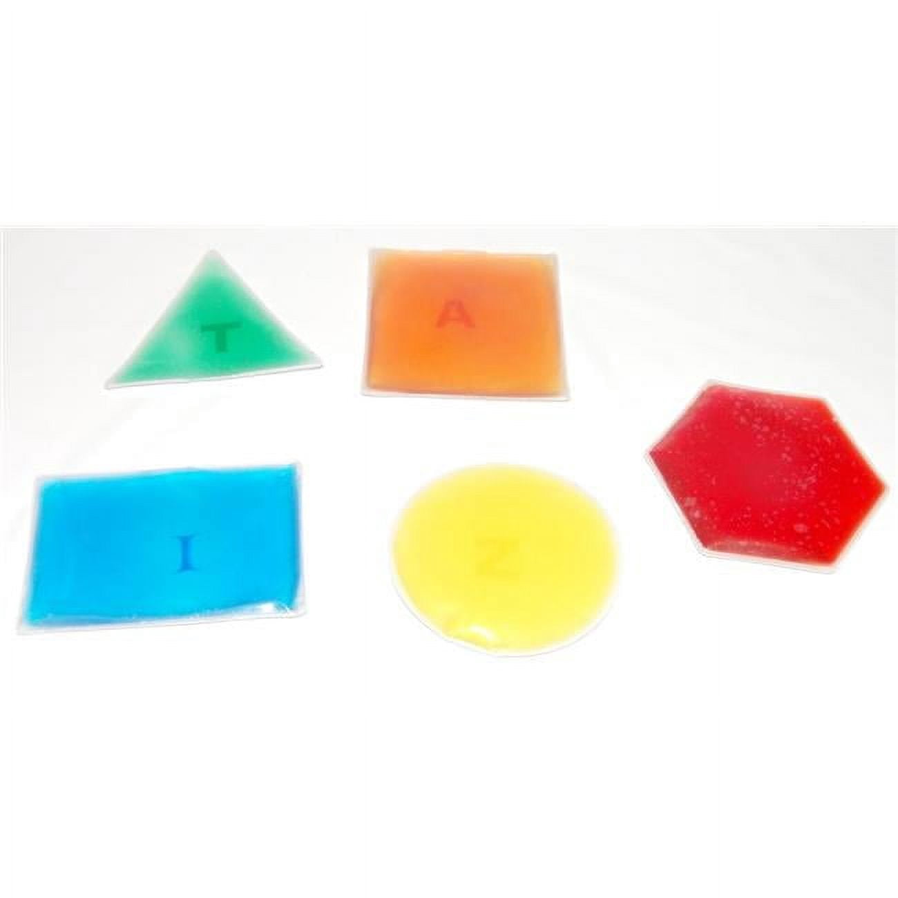 SkiL-Care Hidden Letter Glitter Shapes, R.S.T.L.N., 5/pk