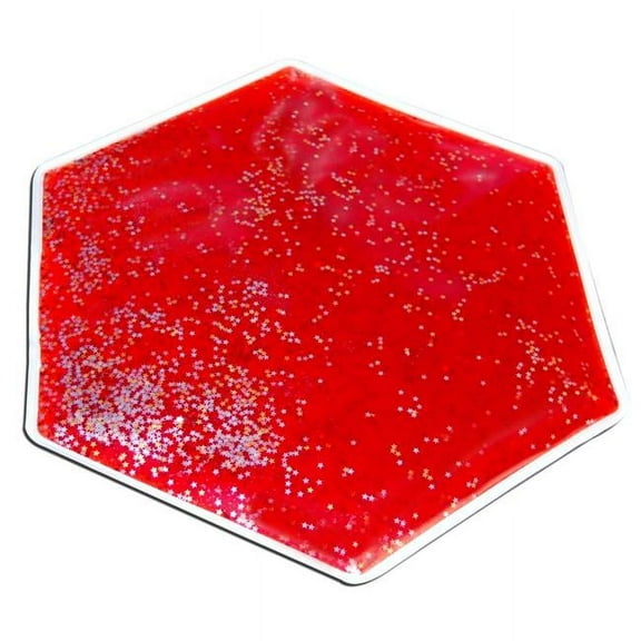 Skil-Care 914682 3 lbs Weighted Hexagon Lap Pad - Red