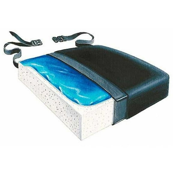 Skil-Care 915133 3 x 26 x 20 in. Bariatric Gel-Foam Cushion with LSI Cover