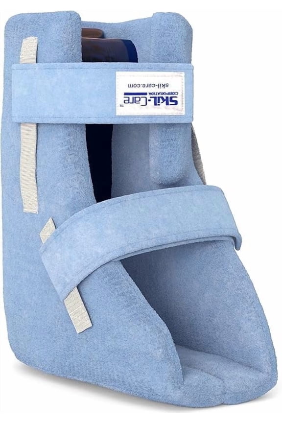 Heel Float Boot, Medium, 4" Wide - Zero Heel Pressure, Cooling Gel Pack, Cozy Cloth Inner Cover, 503035