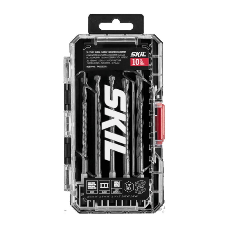 SKIL 14-Piece Carbide Masonry Drill Bit for Rotary Drill SKIL 14-Piece Carbide Masonry Drill Bit for Rotary Drill