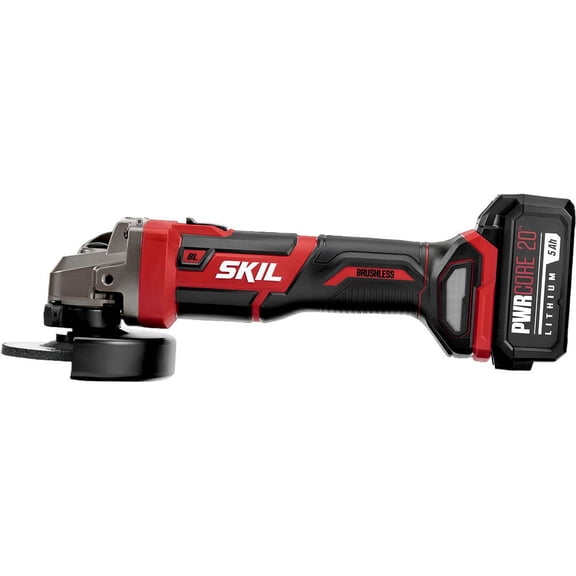 Skil Pwrcore 20 Angle Grinder Kit Brushless 20V 4 1/2In