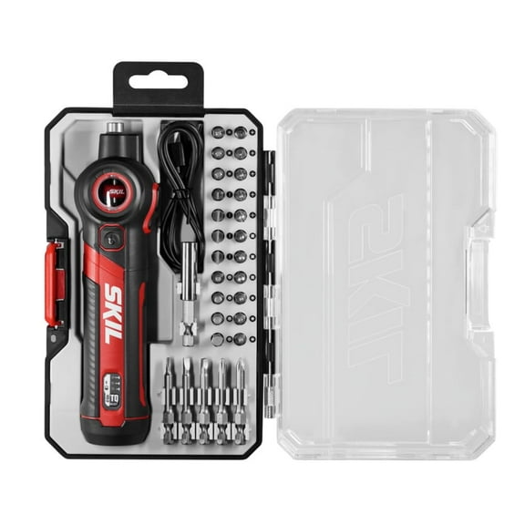 Skil Twist 2.0 Rechargeable 4V Screwdriver With 28 Pc Bit Kit